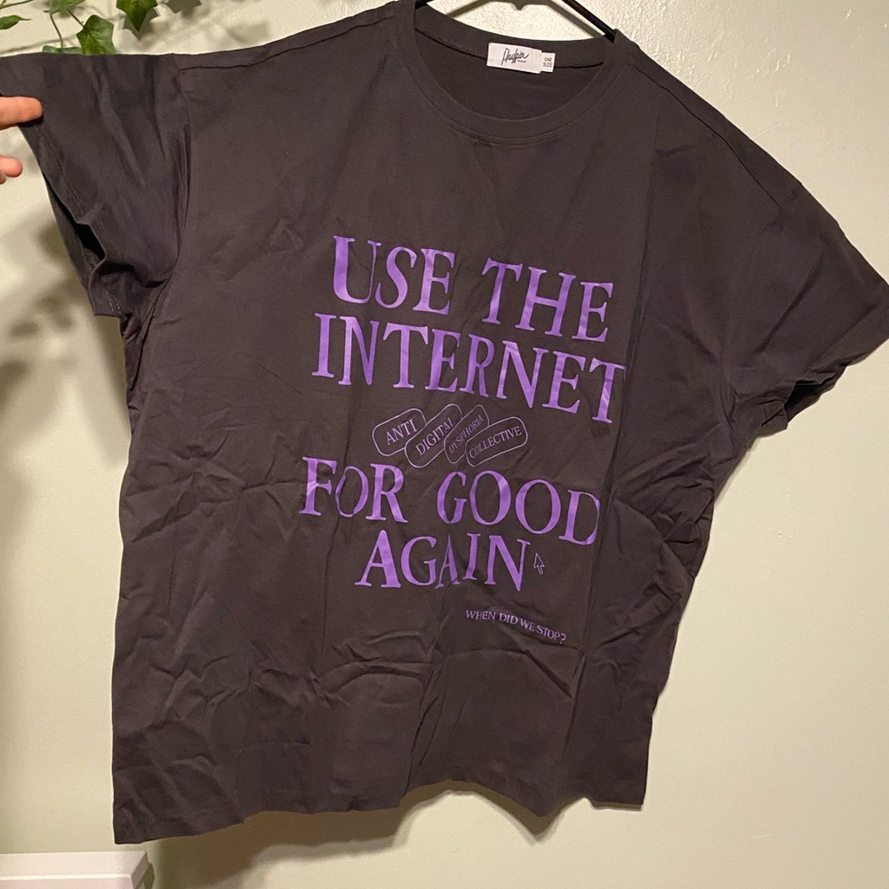 Mayfair Group Tee Use The Internet For Good Again ~ As Seen On Instagram